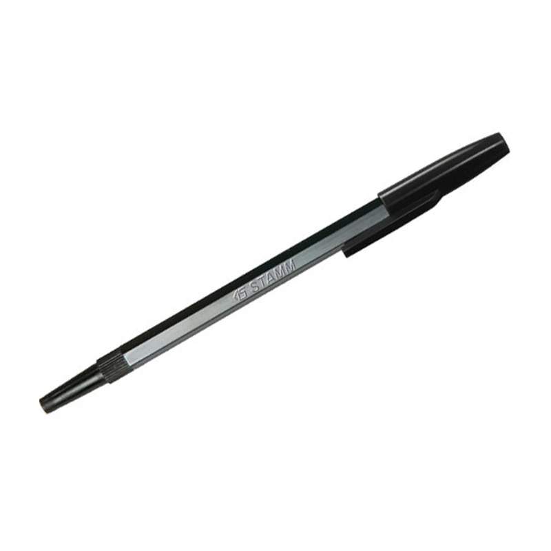 

Ручка шариковая Стамм "049" 323258, черная, 1 мм, 50 штук