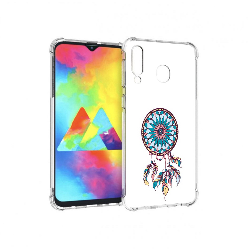 

Чехол MyPads Tocco для Samsung Galaxy M30 ловец снов синий (PT138437.525.443), Прозрачный, Tocco