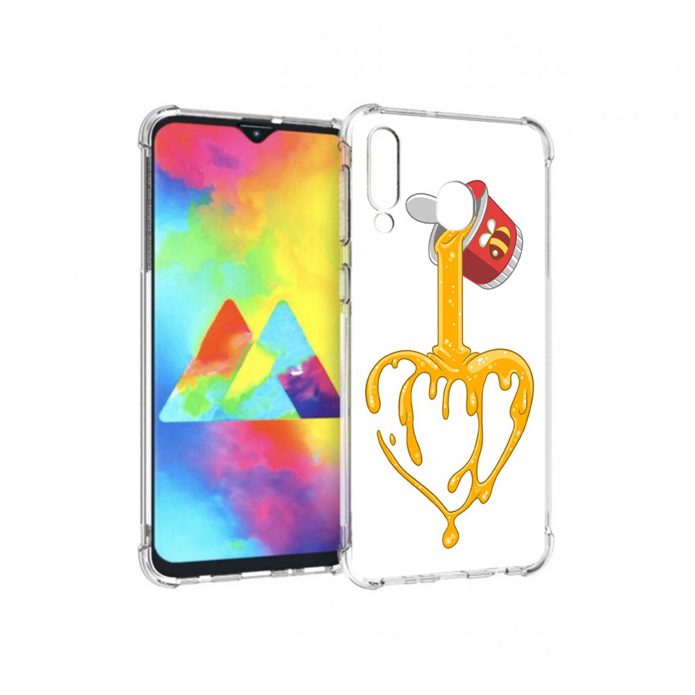 

Чехол MyPads Tocco для Samsung Galaxy M30 медовое сердце (PT138437.525.471), Прозрачный, Tocco
