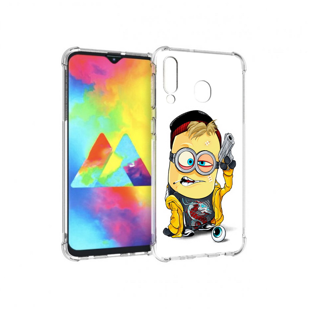 

Чехол MyPads Tocco для Samsung Galaxy M30 миньон бандит (PT138437.525.475), Прозрачный, Tocco