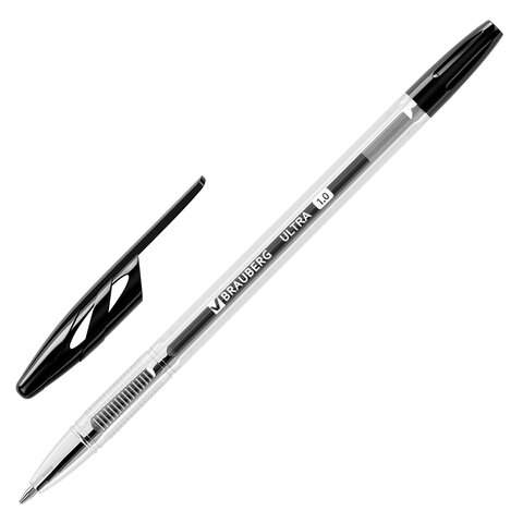 

Ручка шариковая Brauberg "ULTRA" 143559, черная, 1 мм, 50 штук