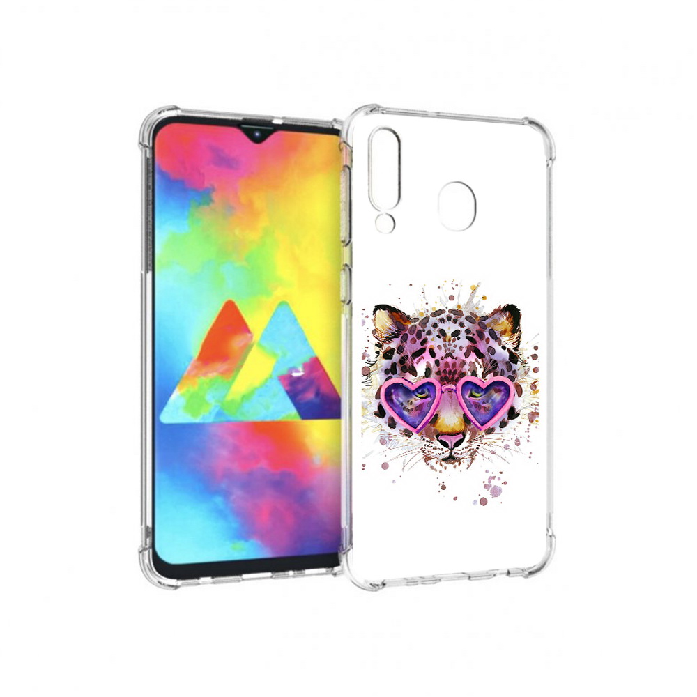

Чехол MyPads Tocco для Samsung Galaxy M30 модный леопард (PT138437.525.480), Прозрачный, Tocco