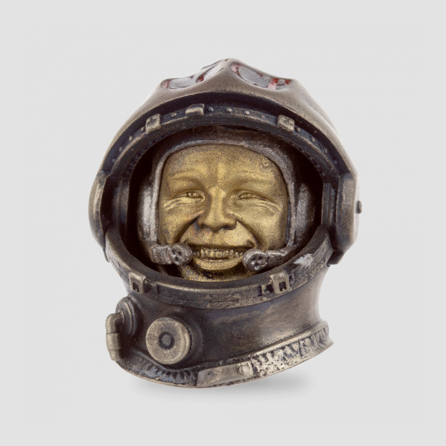 Бусина для темляка BONY BUDDY Гагарин, 1,8 х 2,0 х 2,3 см