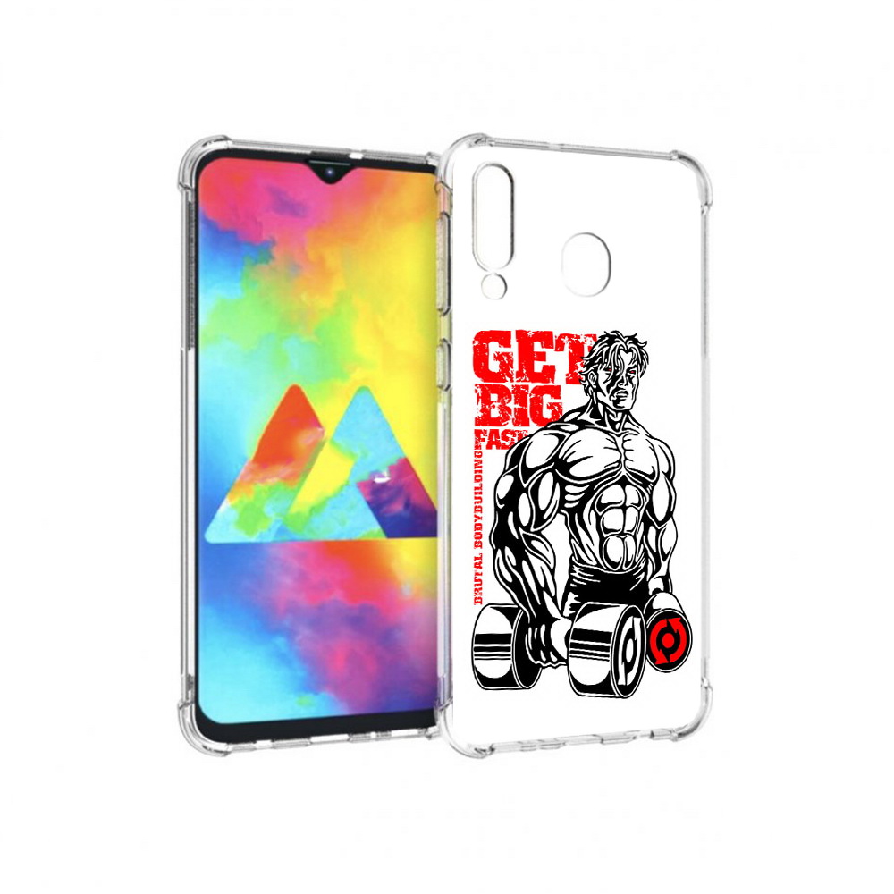

Чехол MyPads Tocco для Samsung Galaxy M30 накаченное тело (PT138437.525.495), Прозрачный, Tocco