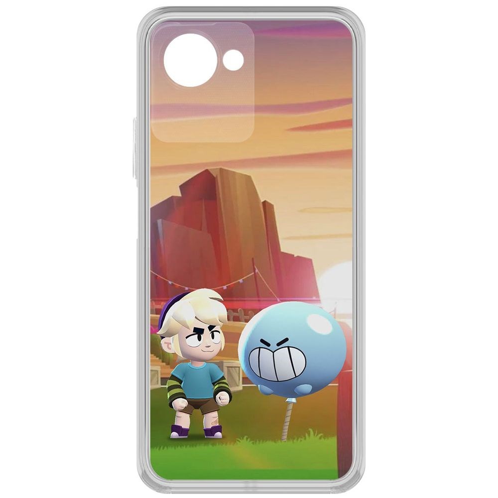 

Чехол-накладка Brawl Stars-Гас для Realme Narzo 50i Prime, Прозрачный