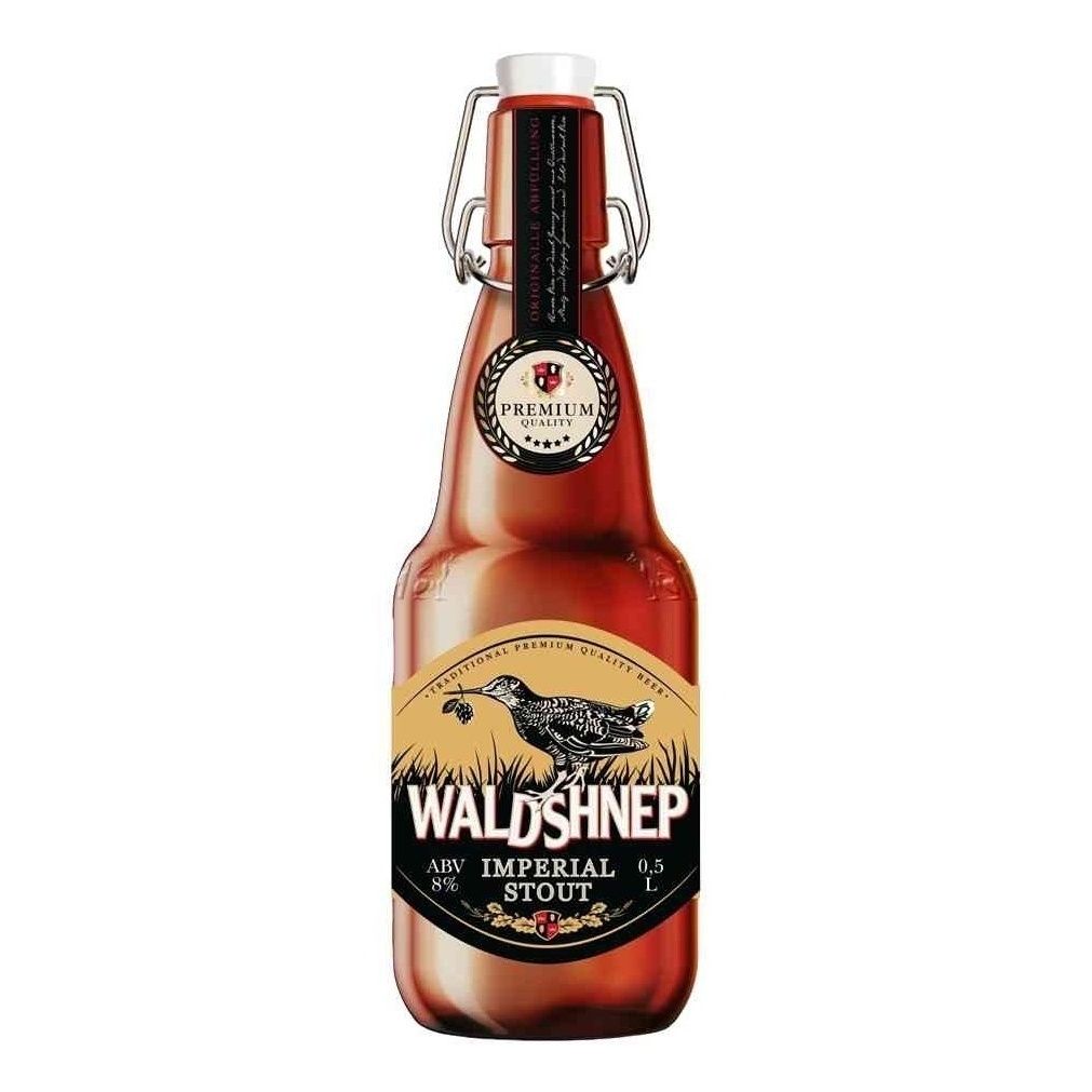 

Пиво Waldshnep Imperial Stout темное фильтрованное непастеризованное 500 мл