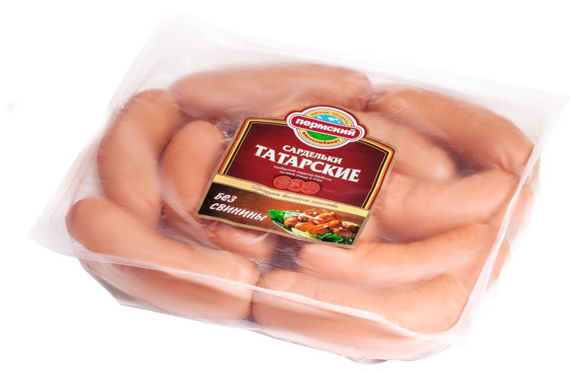 

Сардельки Пермский МК Татарские вареные ~1 кг