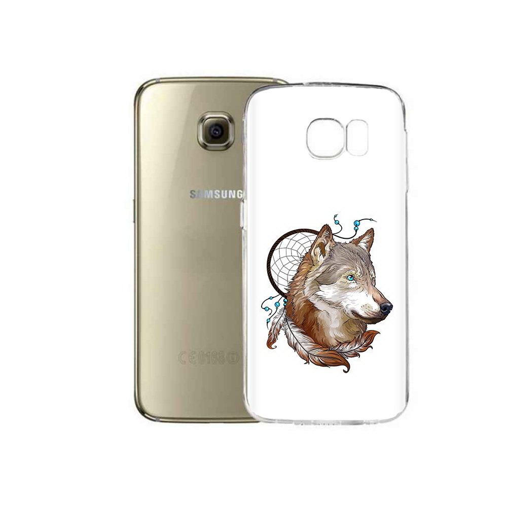 

Чехол MyPads Tocco для Samsung Galaxy C5 Pro волк и ловец снов (PT61139.577.269), Прозрачный, Tocco