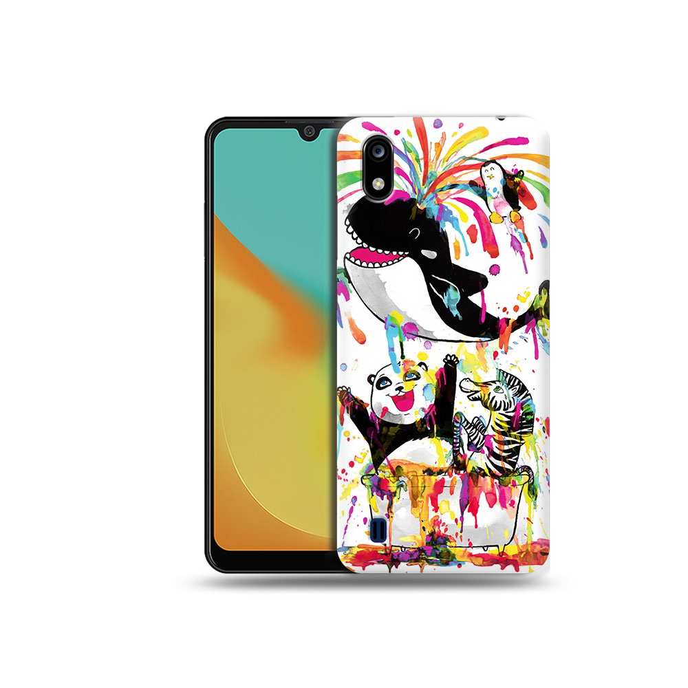 Чехол MyPads Tocco для ZTE Blade A7 Хиппи кит (PT136477.473.191)