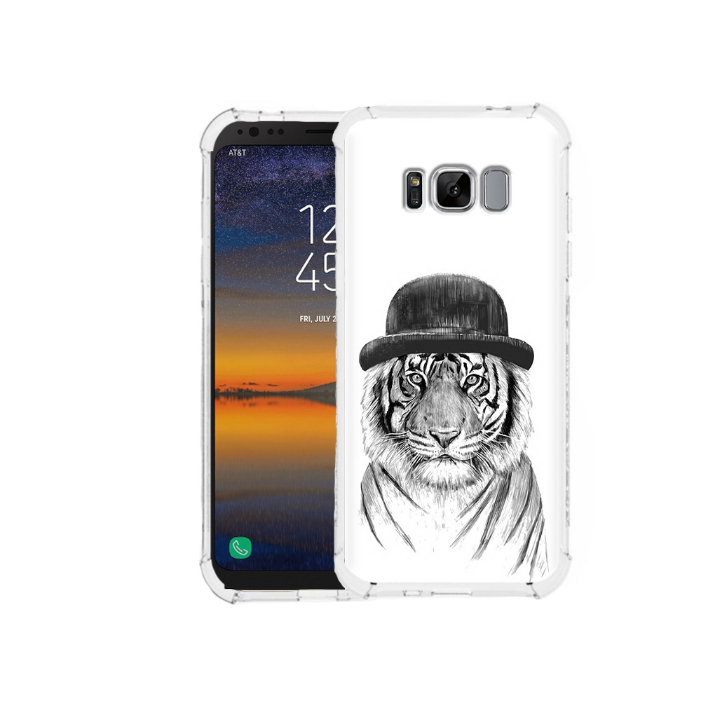 Чехол MyPads Tocco для Samsung Galaxy S8 тигр британец (PT107395.590.641)