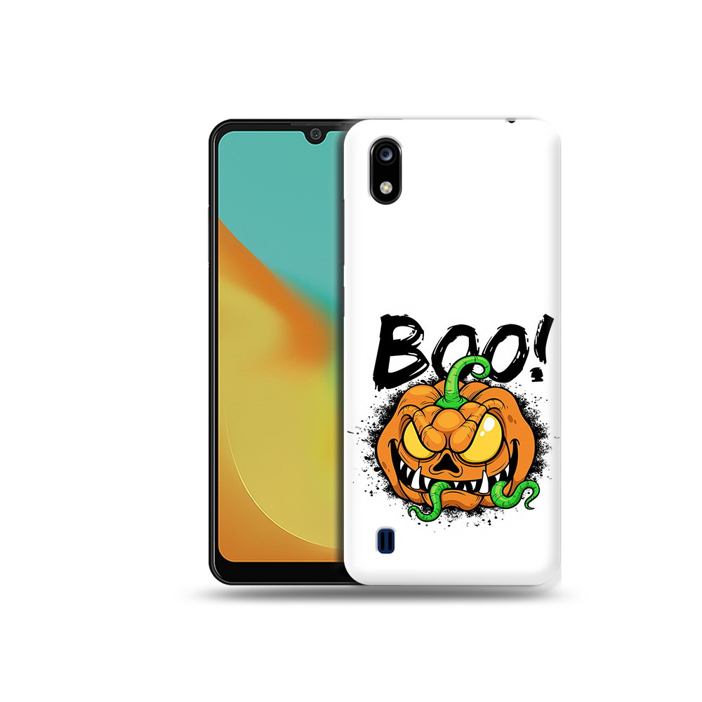 

Чехол MyPads Tocco для ZTE Blade A7 Хэллоуин бу (PT136477.473.193), Прозрачный, Tocco