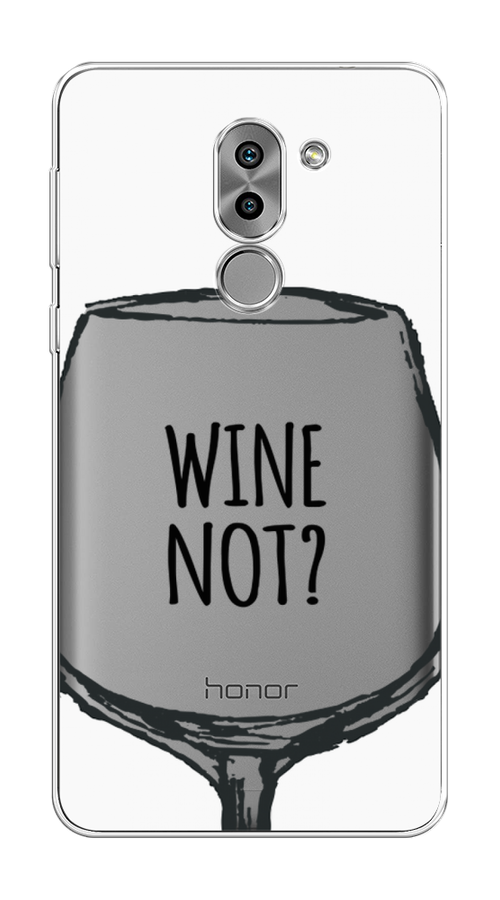 

Чехол на Honor 6X "Wine not white", Белый, 60750-6