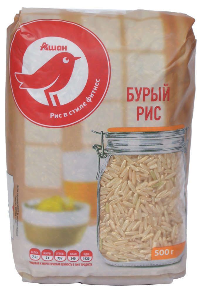 

Рис бурый АШАН Красная птица, 500 г, 3074426