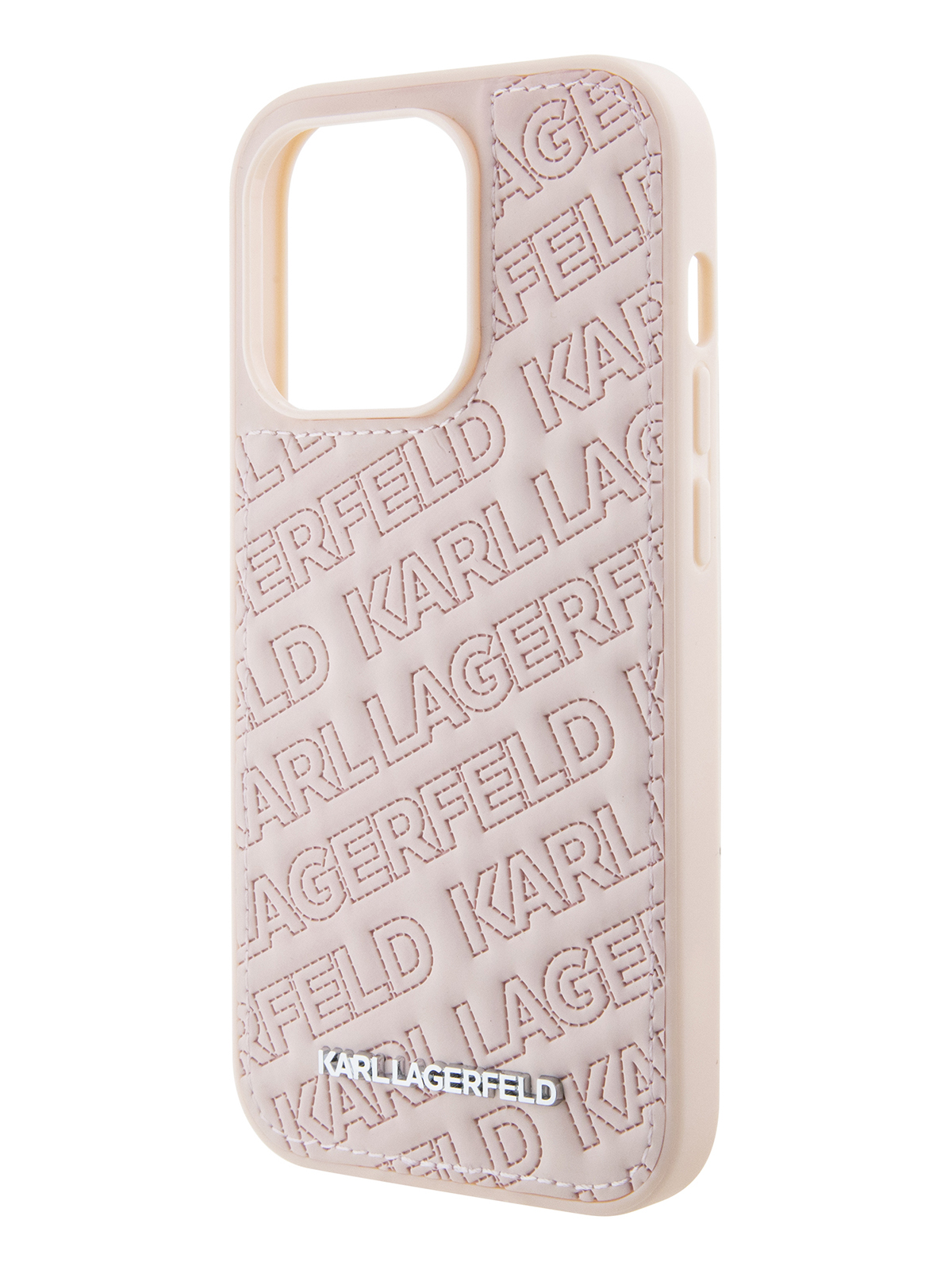 

Чехол Karl Lagerfeld для iPhone 15 Pro из экокожи стеганый, розовый