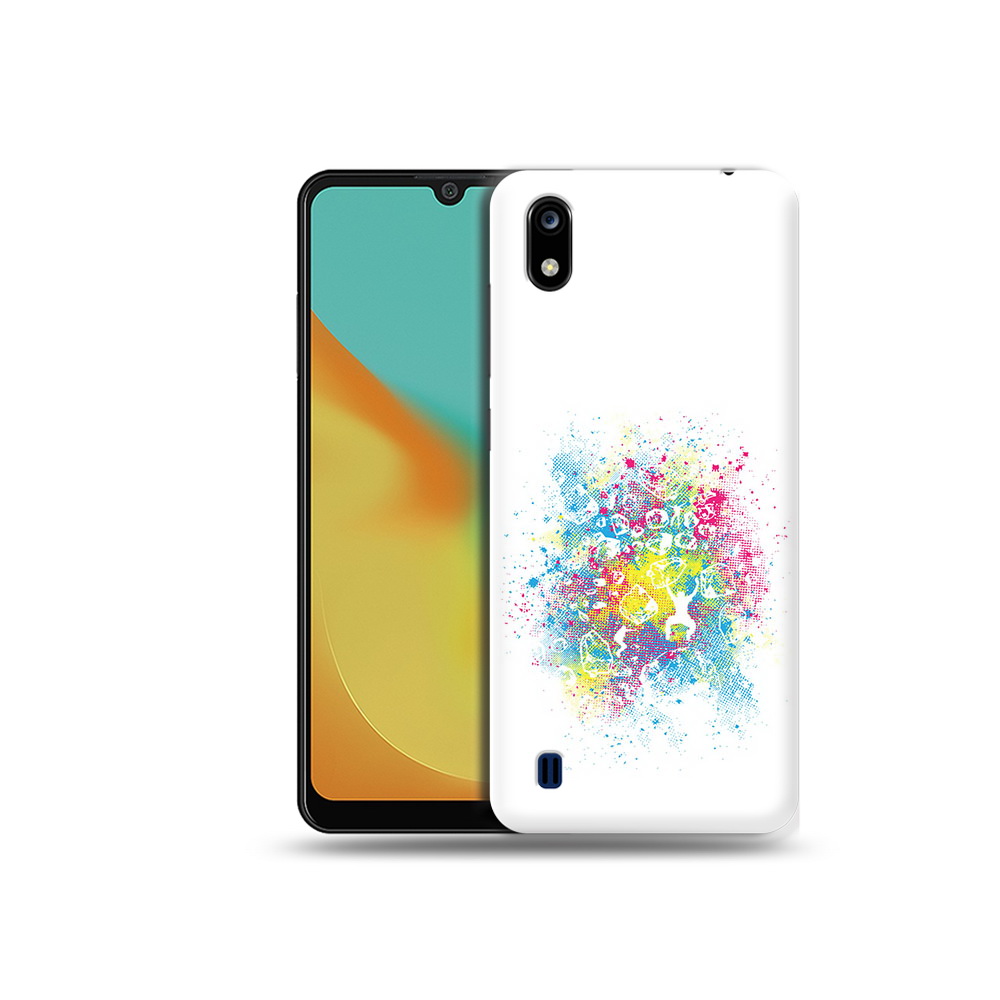 

Чехол MyPads Tocco для ZTE Blade A7 акварель абстракция (PT136477.473.214), Прозрачный, Tocco
