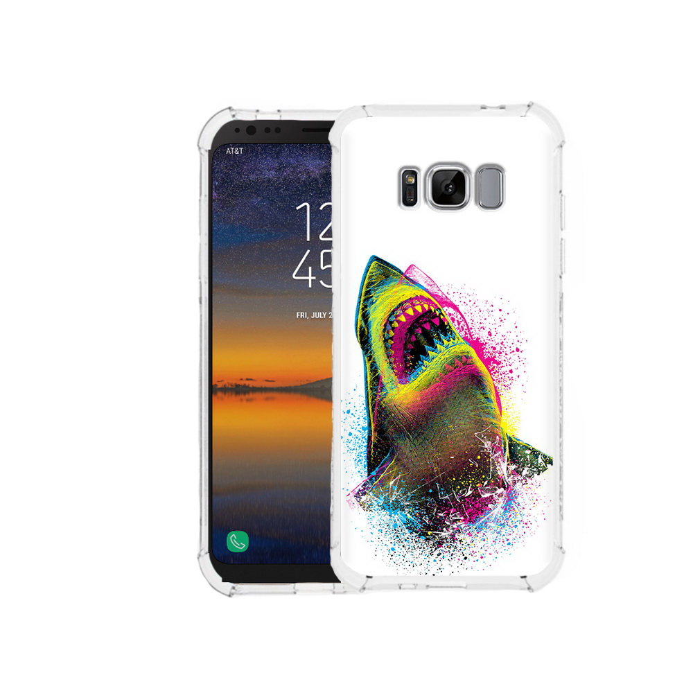 

Чехол MyPads Tocco для Samsung Galaxy S8 челюсти-2 (PT107395.590.674), Прозрачный, Tocco