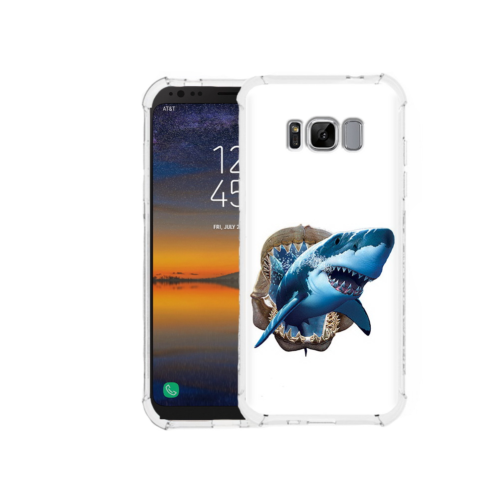 

Чехол MyPads Tocco для Samsung Galaxy S8 челюсти (PT107395.590.675), Прозрачный, Tocco