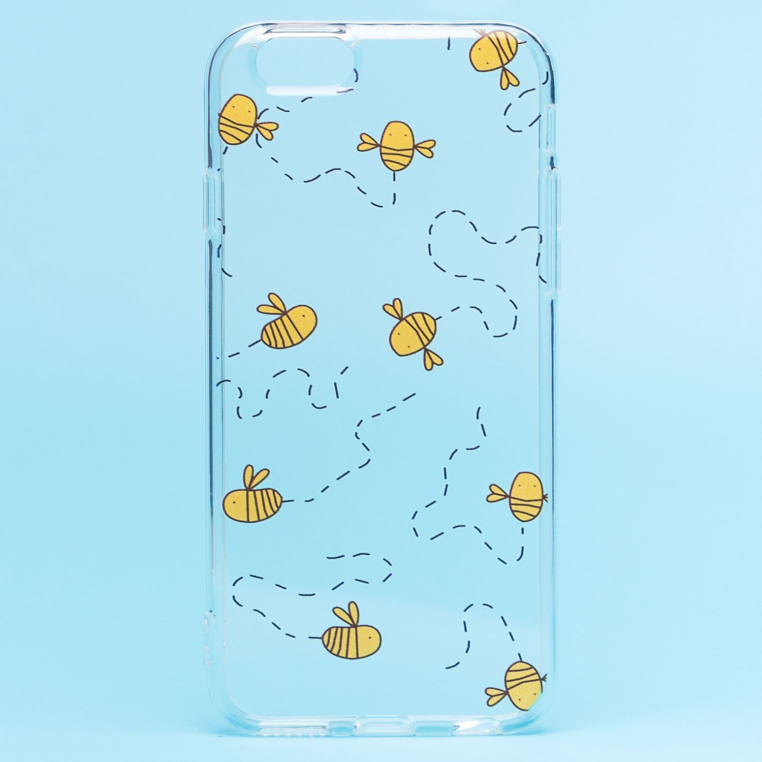 

Чехол iPhone 6, iPhone 6s силиконовый (рис.236/002), Прозрачный, iPhone 6