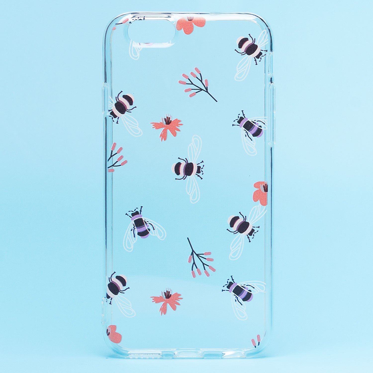 

Чехол iPhone 6, iPhone 6s силиконовый (рис.236/003), Прозрачный, iPhone 6