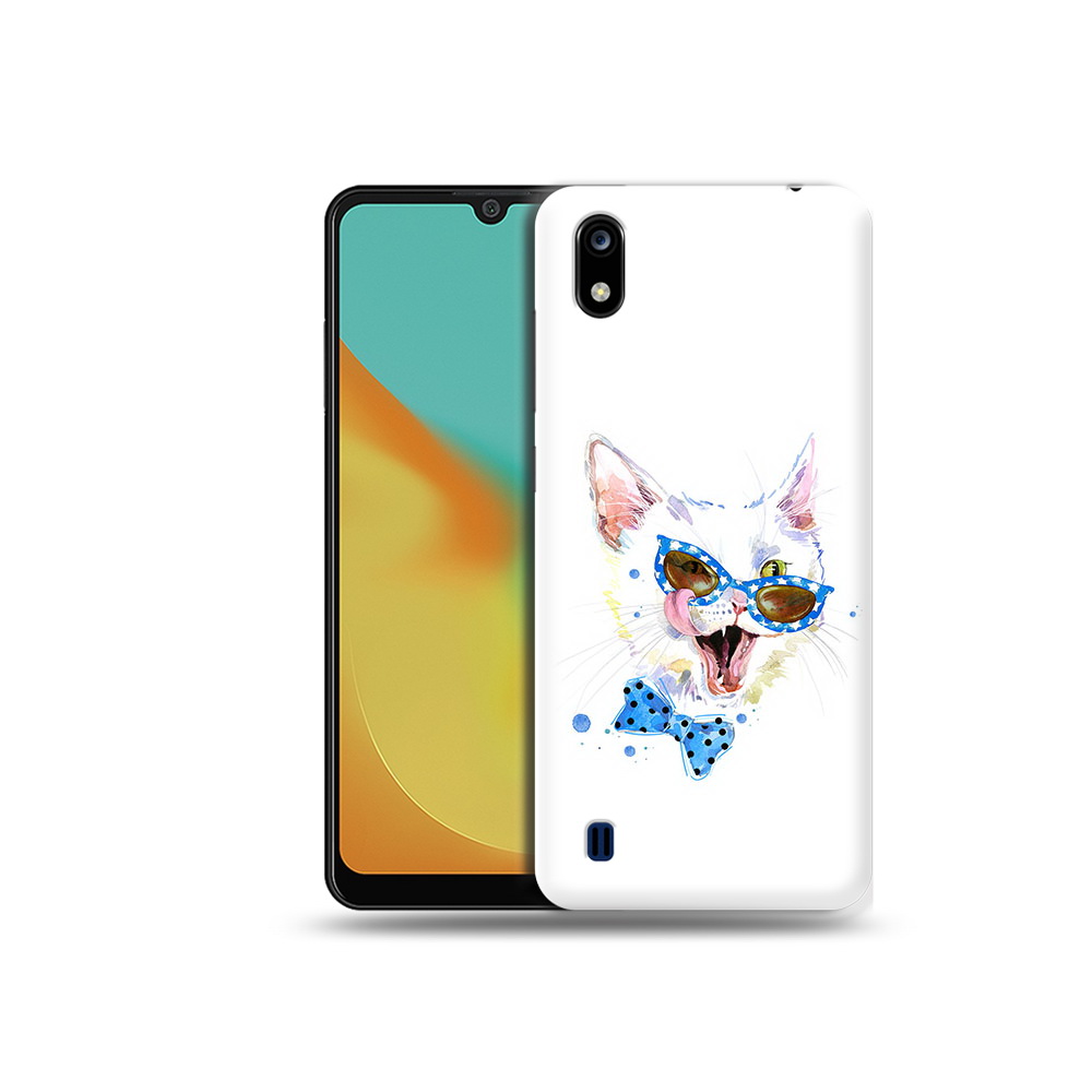 

Чехол MyPads Tocco для ZTE Blade A7 белый кот (PT136477.473.229), Прозрачный, Tocco