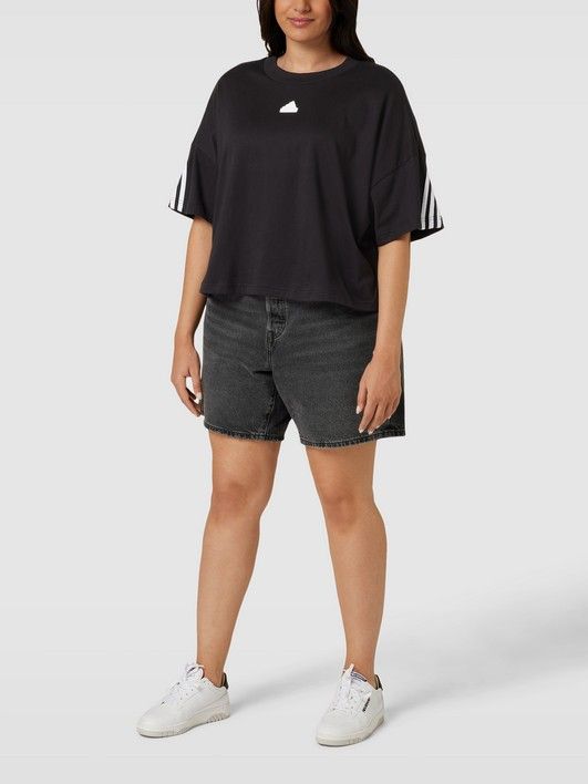 Футболка женская adidas Sportswear 1699642 черная 4XL (доставка из-за рубежа)