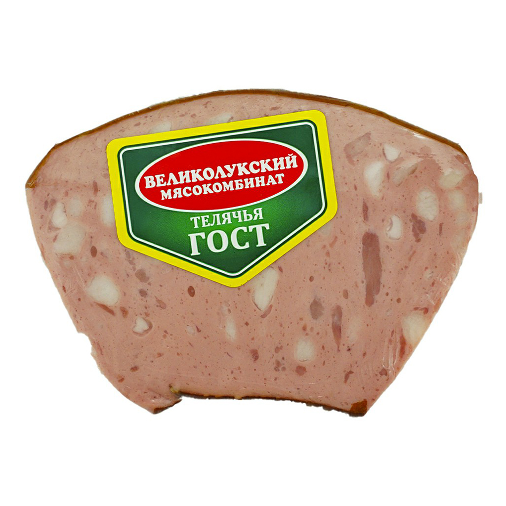 

Колбаса Великолукский мясокомбинат Телячья ГОСТ вареная +-1 кг