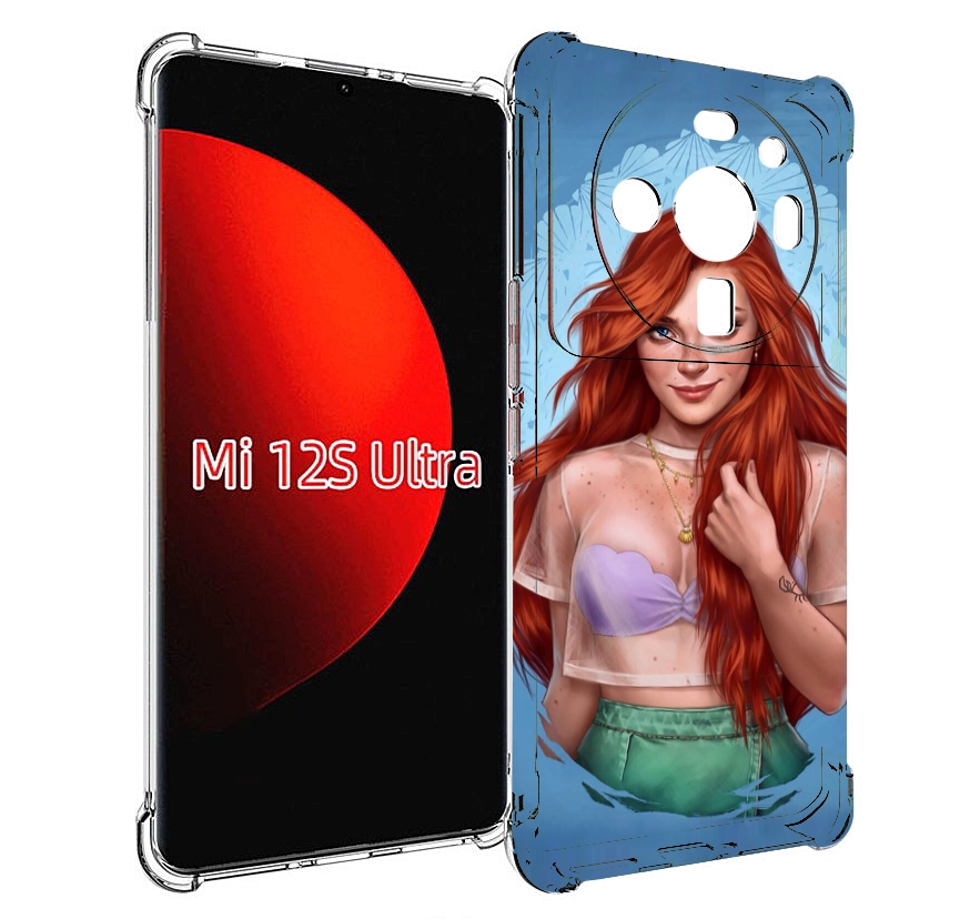 

Чехол MyPads девушка-в-голубом-фоне женский для Xiaomi 12S Ultra, Прозрачный, Tocco