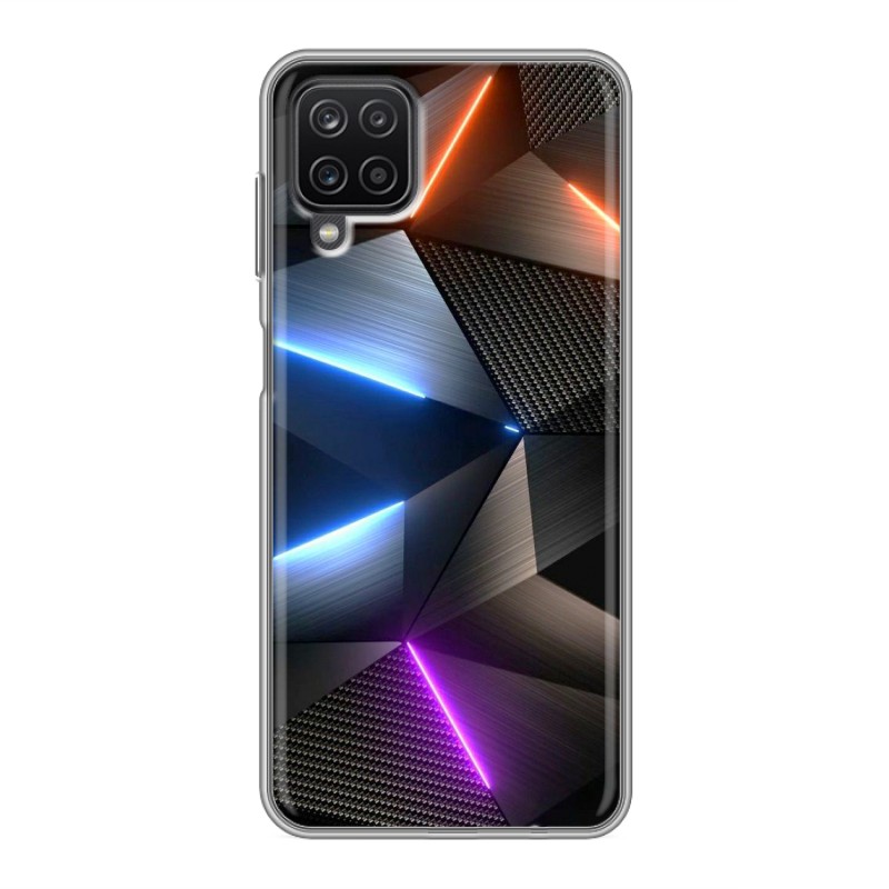 фото Силиконовый чехол для samsung galaxy a12 / samsung galaxy m12 яркие абстракции 100gadgets
