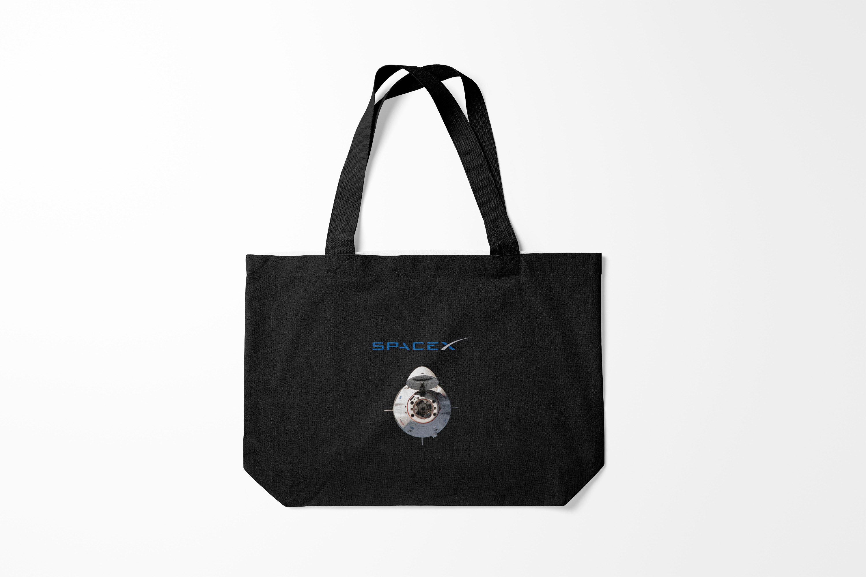 

Сумка шoппер унисекс Burnettie Астрономия космос SpaceX Dragon 2, черный, Астрономия космос SpaceX Dragon 2