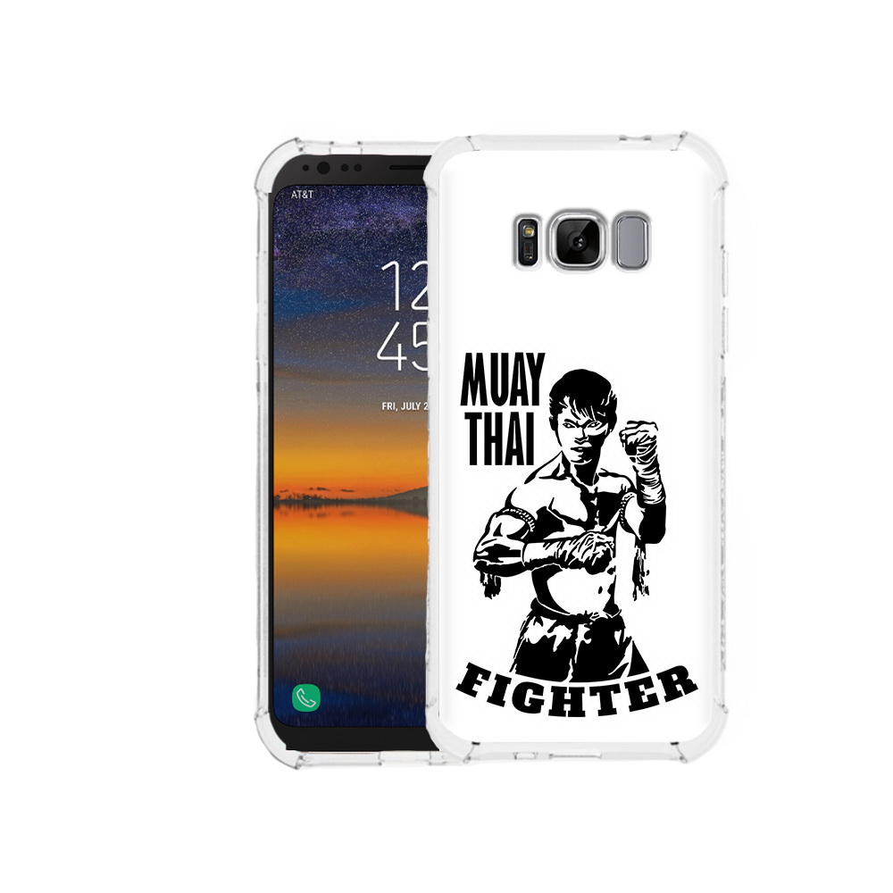 

Чехол MyPads Tocco для Samsung Galaxy S8 Единоборства муайтай (PT107395.590.76), Прозрачный, Tocco