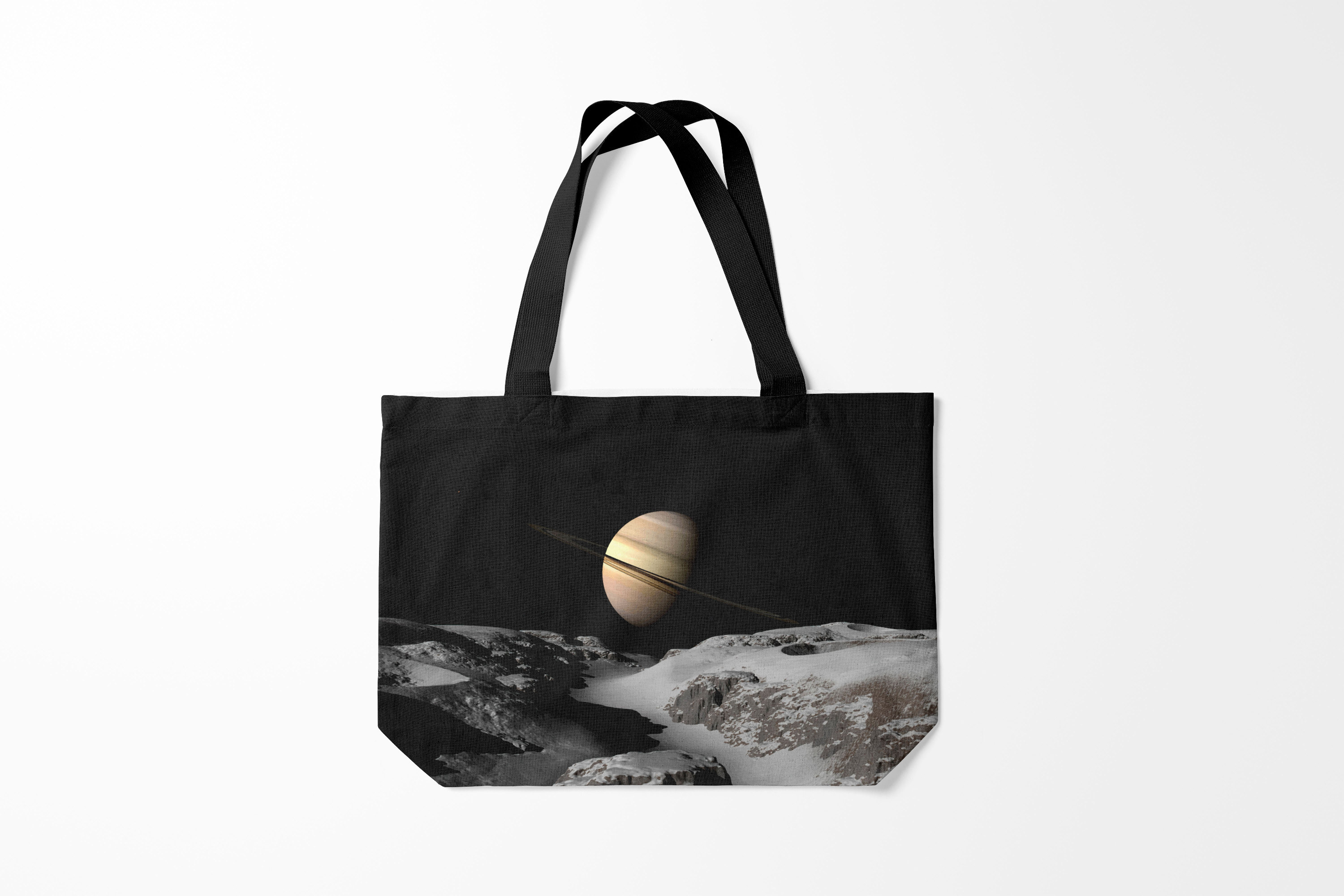 

Сумка шoппер унисекс Burnettie Астрономия космос Saturn, черный, Астрономия космос Saturn