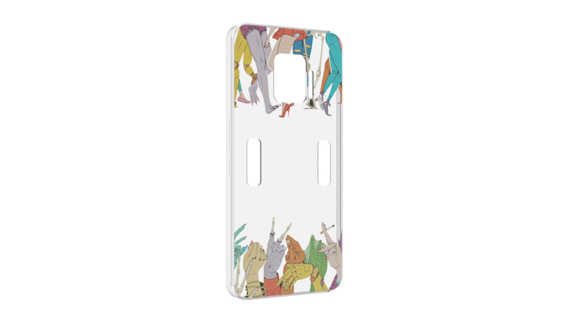 

Чехол MyPads разные персонажи пальчики для ZTE Nubia Red Magic 7 Pro, Прозрачный, Tocco