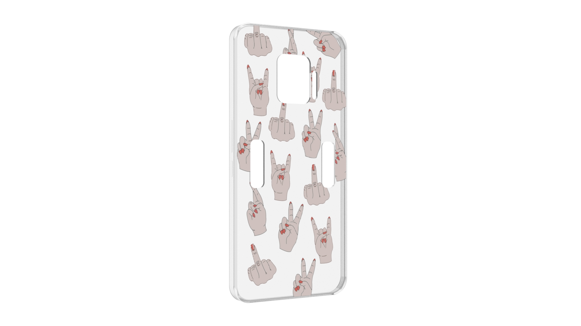 

Чехол MyPads разные-ручки для ZTE Nubia Red Magic 7 Pro, Прозрачный, Tocco