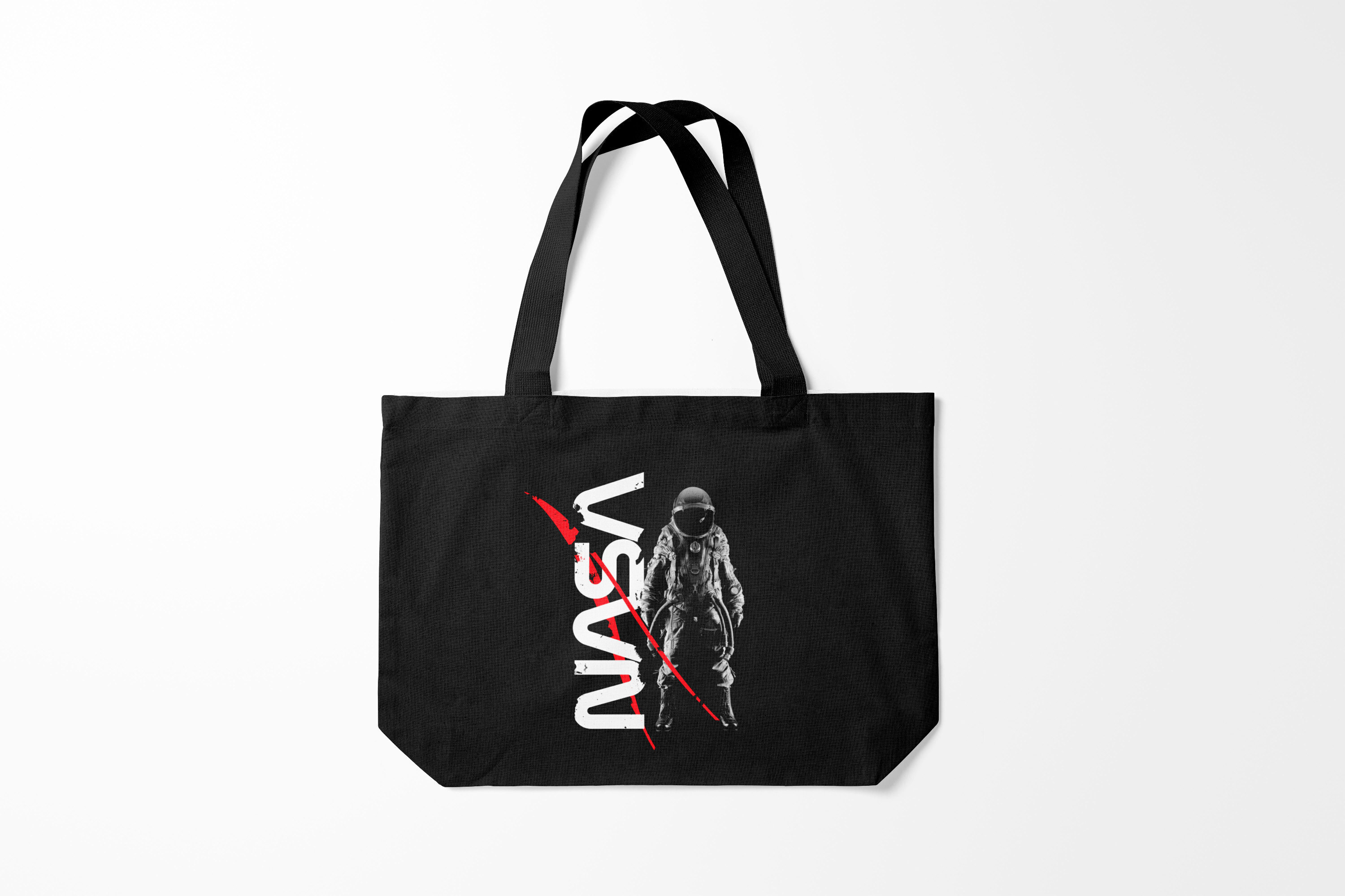 

Сумка шoппер унисекс Burnettie Астрономия космос Nasa austronaut, черный, Астрономия космос Nasa austronaut