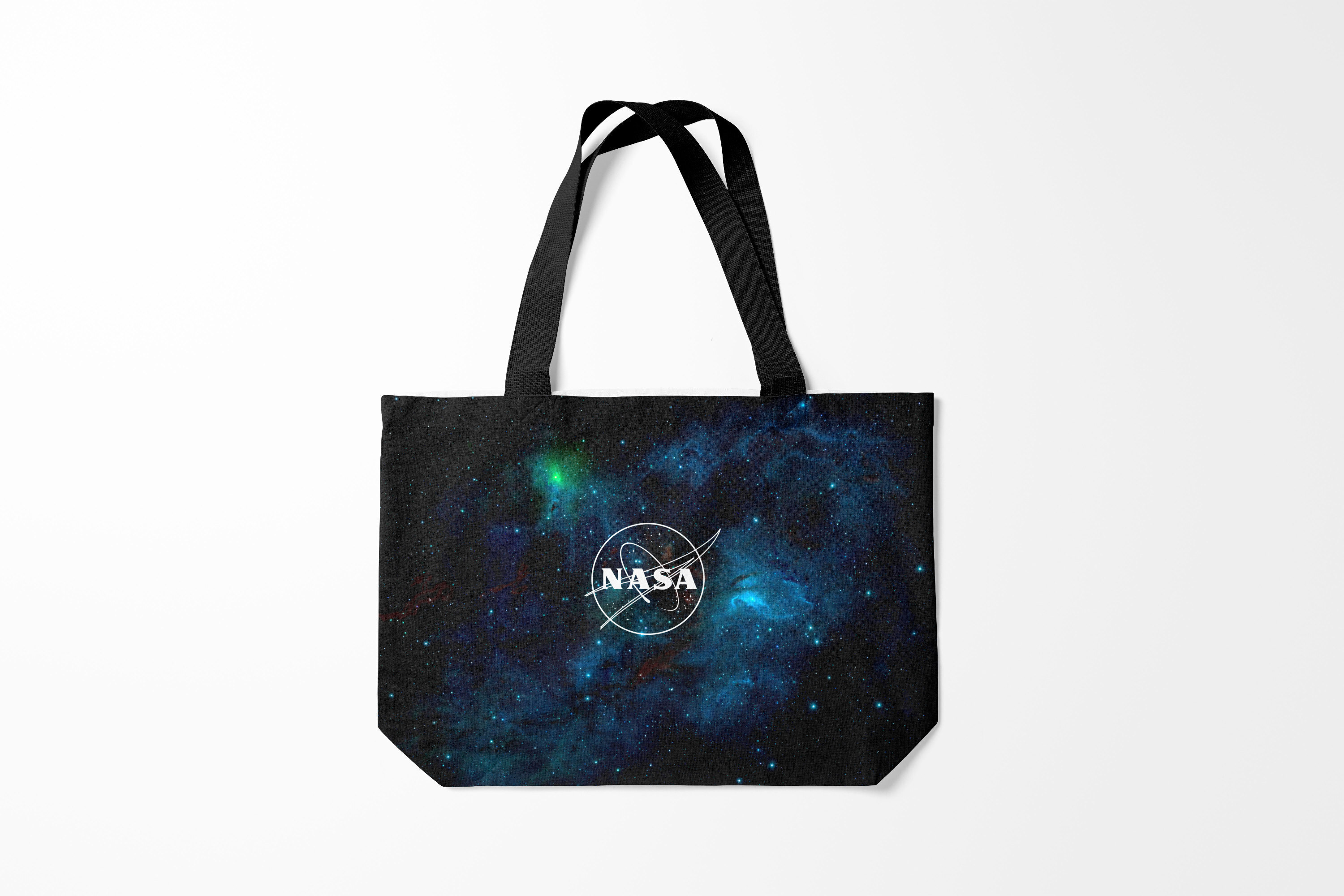 

Сумка шoппер унисекс Burnettie Астрономия космос NASA, черный, Астрономия космос NASA