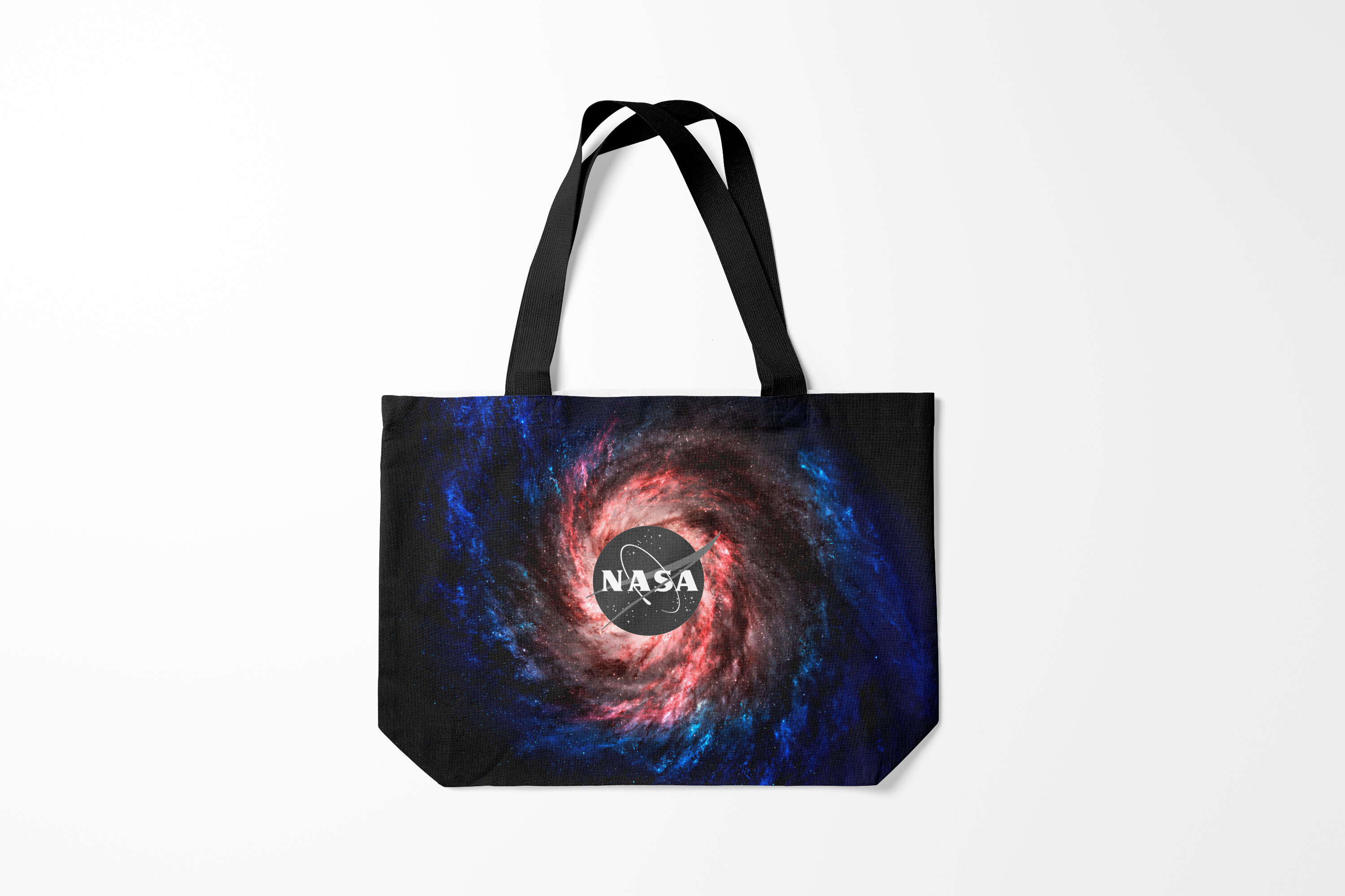 

Сумка шoппер унисекс Burnettie Астрономия космос NASA, черный, Астрономия космос NASA