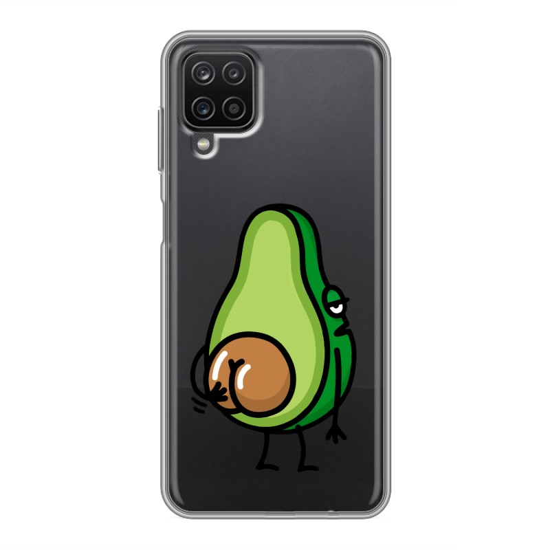 фото Силиконовый чехол для samsung galaxy a12 / samsung galaxy m12 авокадо 100gadgets