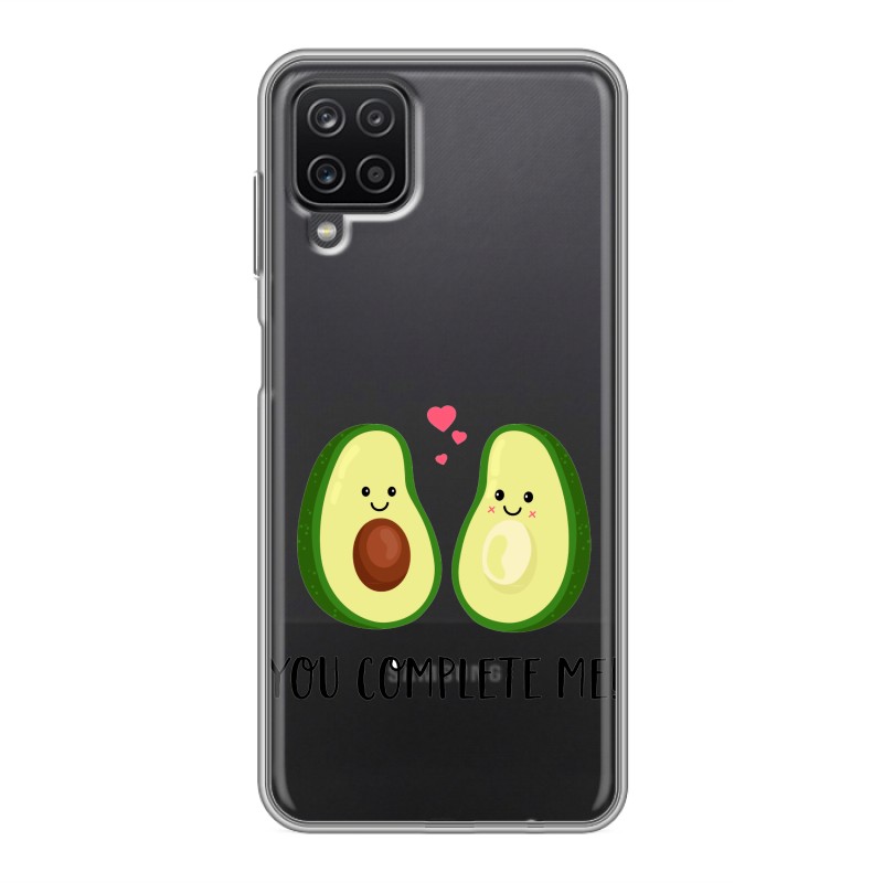 фото Силиконовый чехол для samsung galaxy a12 / samsung galaxy m12 парочка авокадо 100gadgets