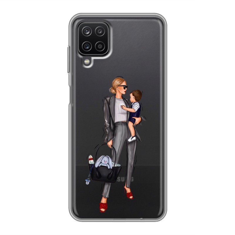 

Силиконовый чехол для Samsung Galaxy A12 / Samsung Galaxy M12 Мама и сын