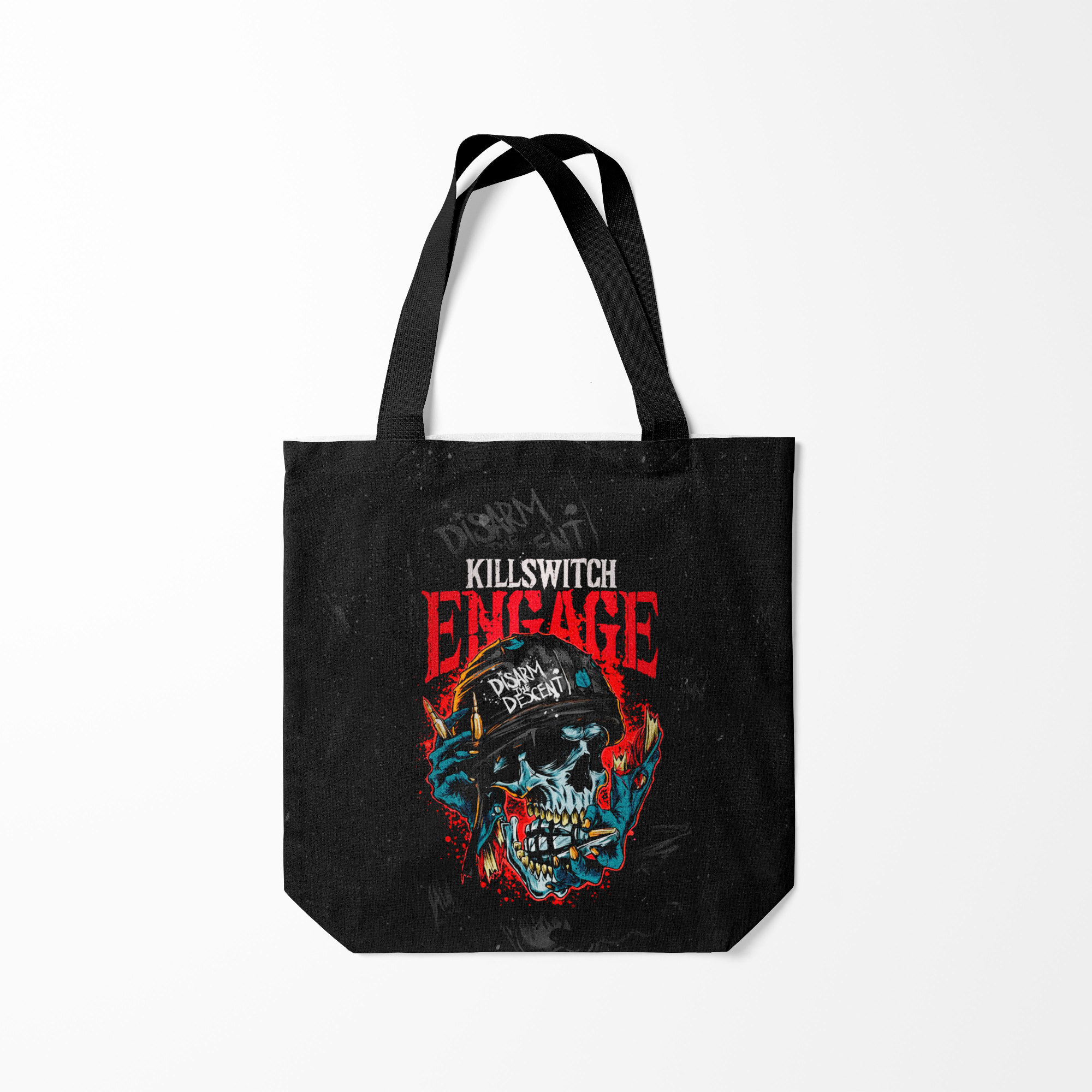 

Сумка шoппер унисекс Burnettie Killswitch Engage, черный, Killswitch Engage