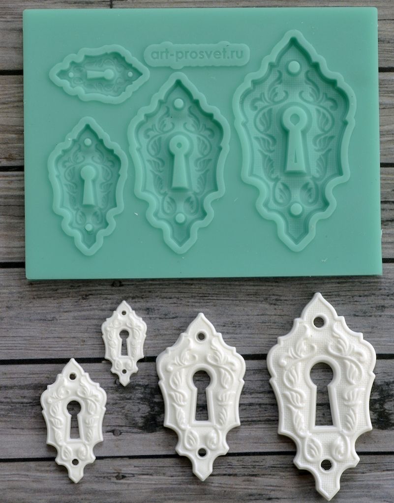 

Молд Арт-студия ПроСвет набор Замочные скважины 3 ARTMD0213, Зеленый