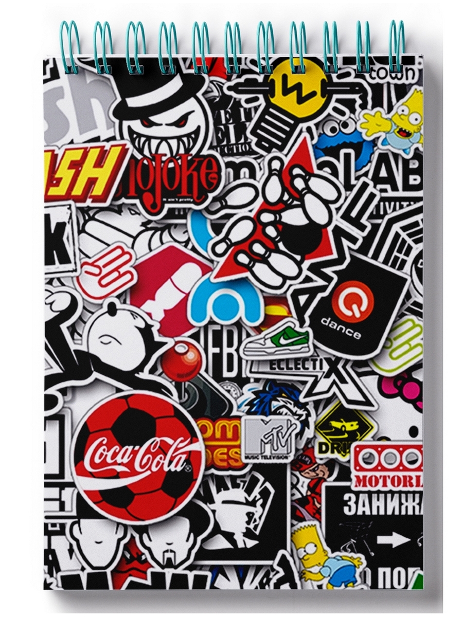 

Блокнот DRABS Стикербомбинг