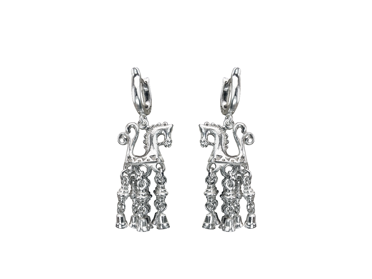 

Серьги подвески из серебра Мастерская Алёшиных С27.41.08.00, С27.41.08.00