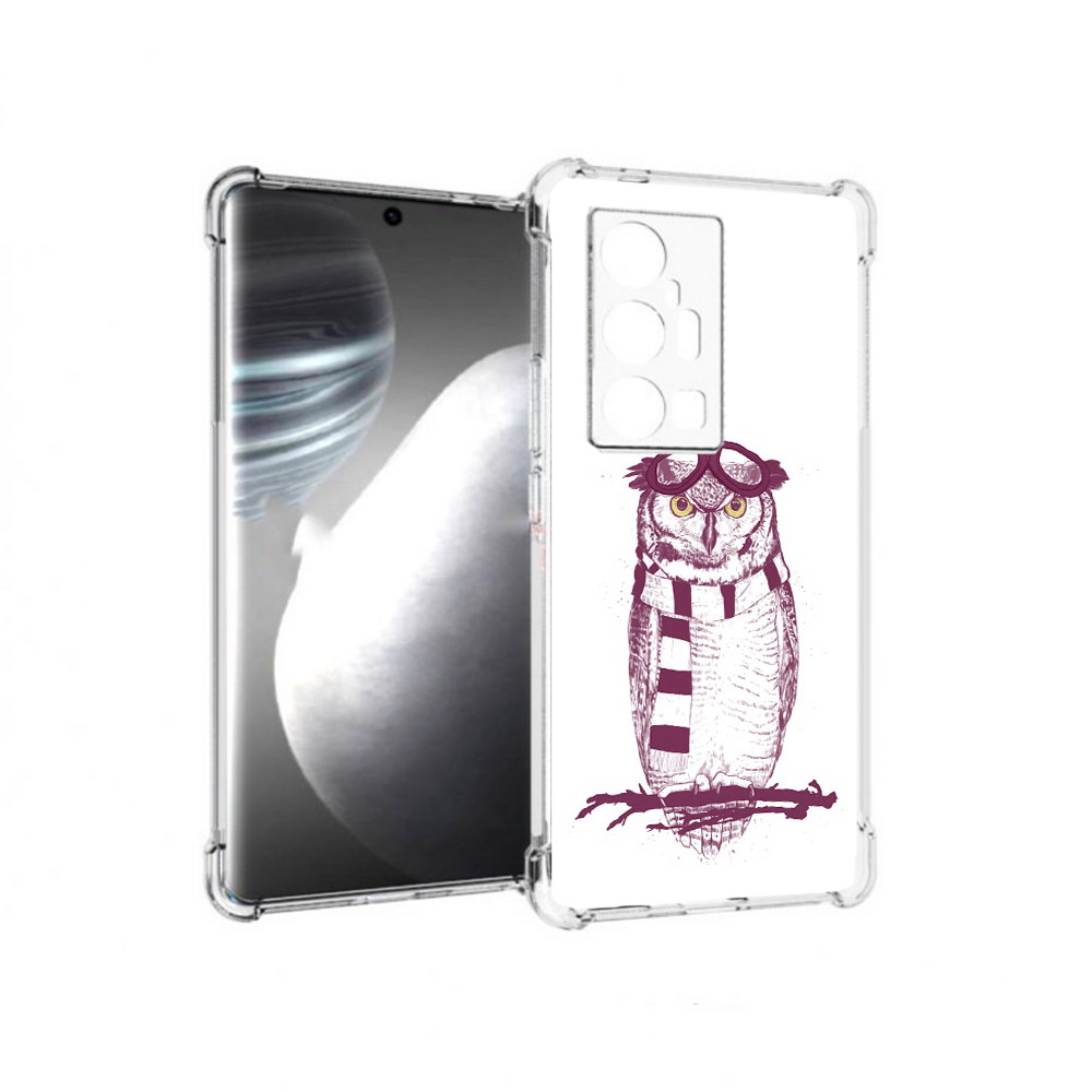 

Чехол MyPads Tocco для Vivo X7 Pro сова-летчик (PT227071.403.612), Прозрачный, Tocco