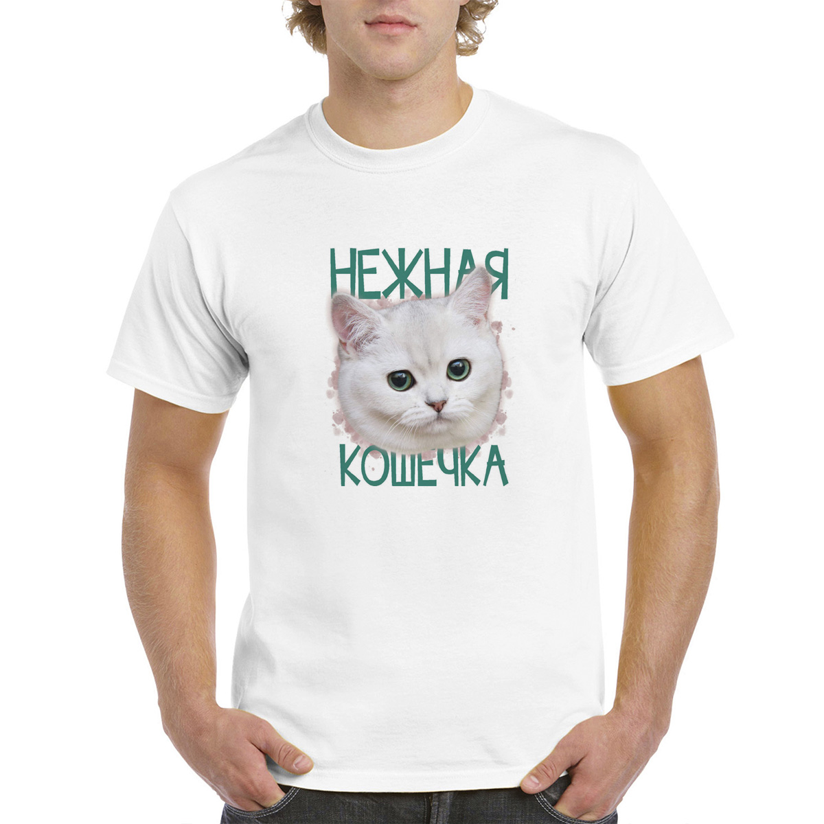 

Футболка женская CoolPodarok M0131117 белая 44 RU, Белый, M0131117