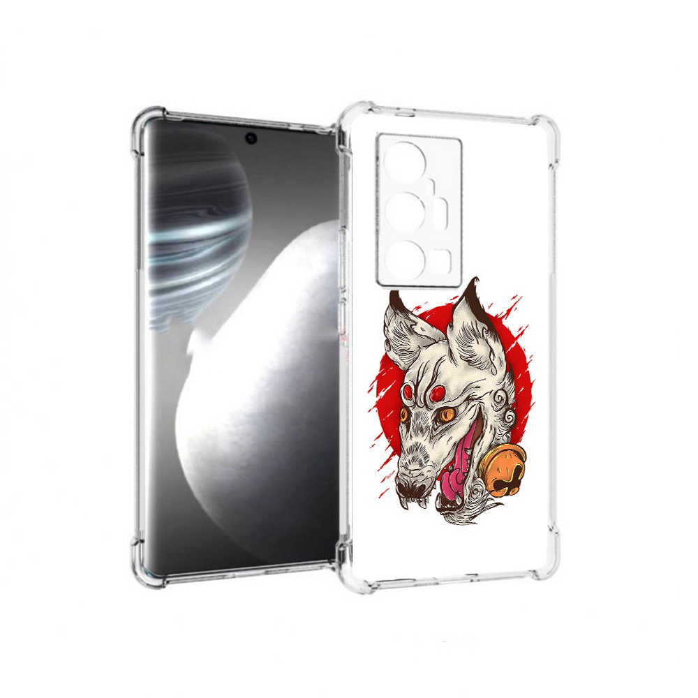 

Чехол MyPads Tocco для Vivo X7 Pro страшная собака (PT227071.403.627), Прозрачный, Tocco