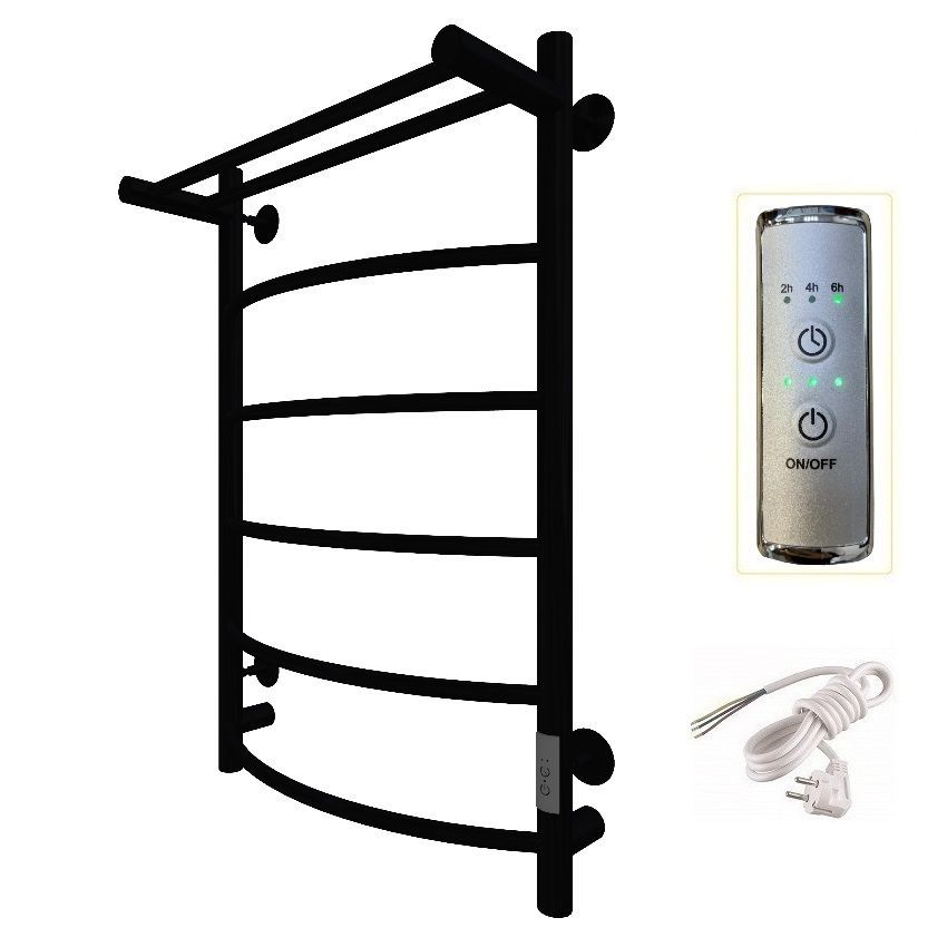 Полотенцесушитель электрический TermoSmart Глория GR50/80BKPE 500 х 800 мм