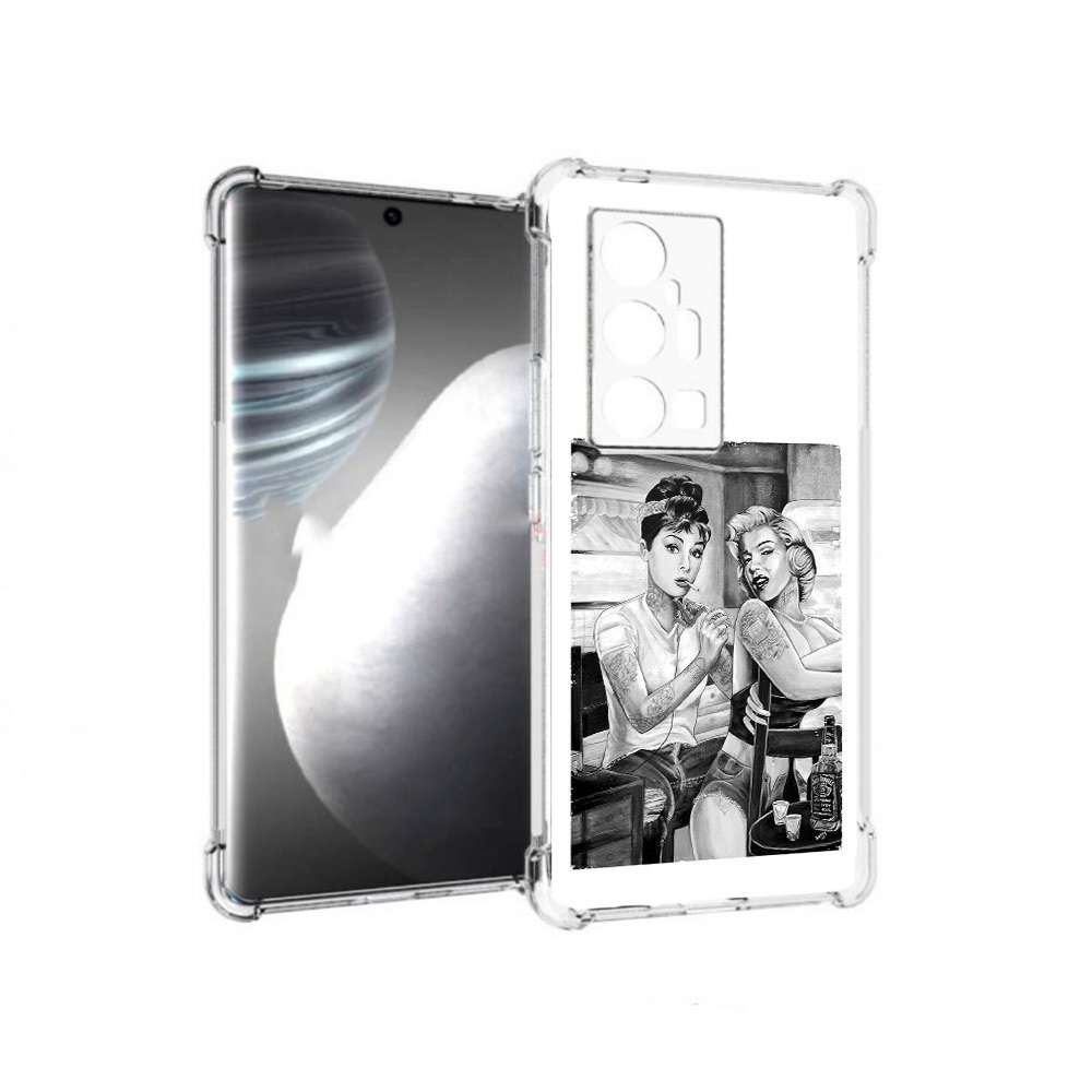 

Чехол MyPads Tocco для Vivo X7 Pro тату мастер (PT227071.403.637), Прозрачный, Tocco