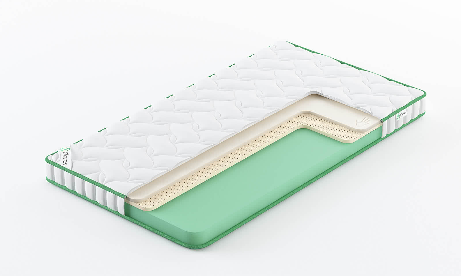 

Матрас Clever Sky Lite 230x205, Белый, Sky Lite