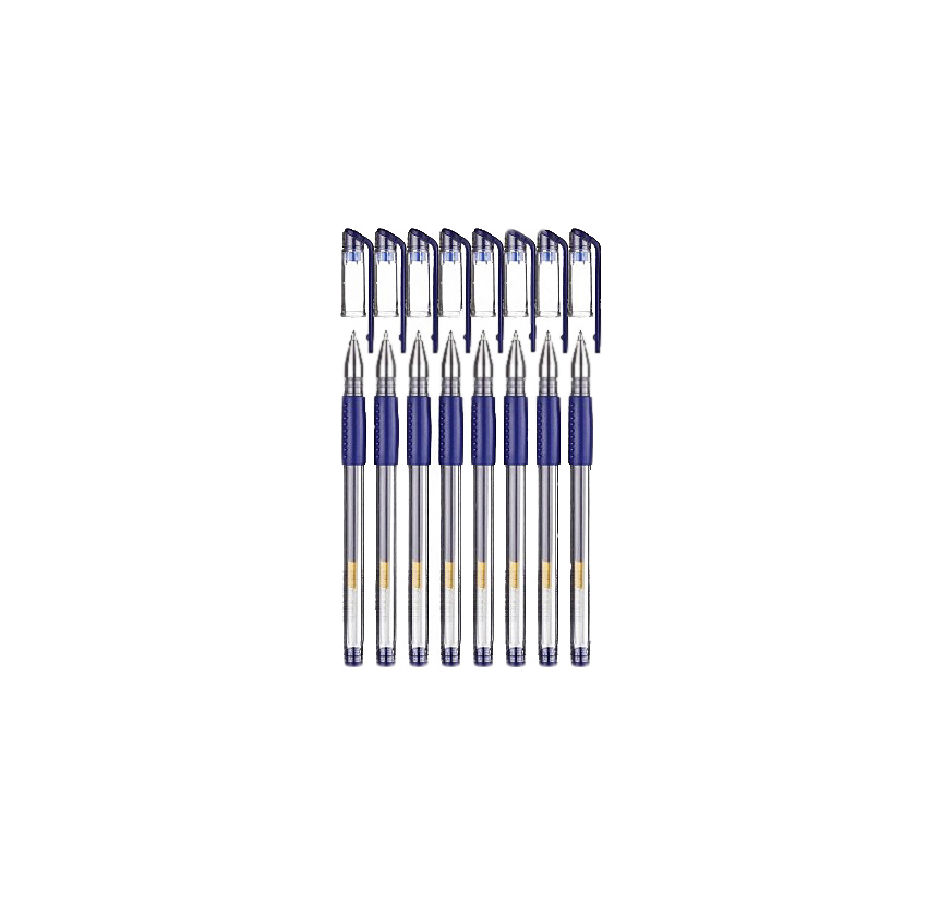 Ручка гелевая Attache Gelios-010 синий стерж, 0,5мм 12шт/уп